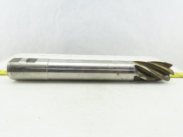 Melin 2" Dia 6 Flute End Mill 3-3/8" LOC  14-5/8" OAL 2" Shank