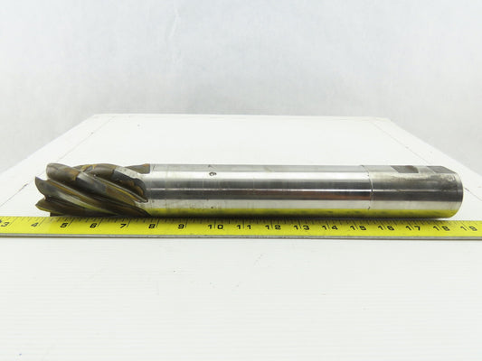 Melin 2" Dia 6 Flute End Mill 3-3/8" LOC  14-5/8" OAL 2" Shank