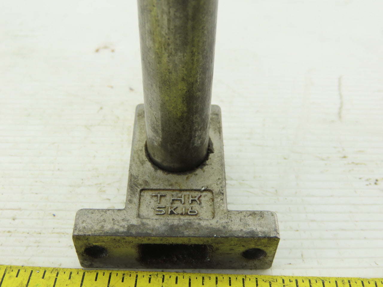 THK 36-1/2" x 16MM Linear Rod With 2 SK16 End Plates 2 SC16 Linear Slide Bushing