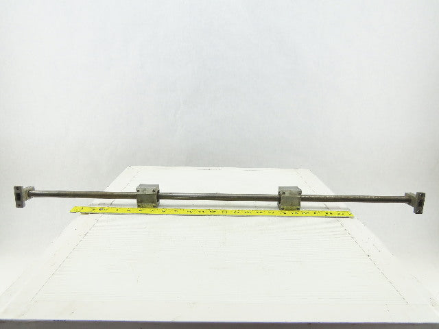 THK 36-1/2" x 16MM Linear Rod With 2 SK16 End Plates 2 SC16 Linear Slide Bushing