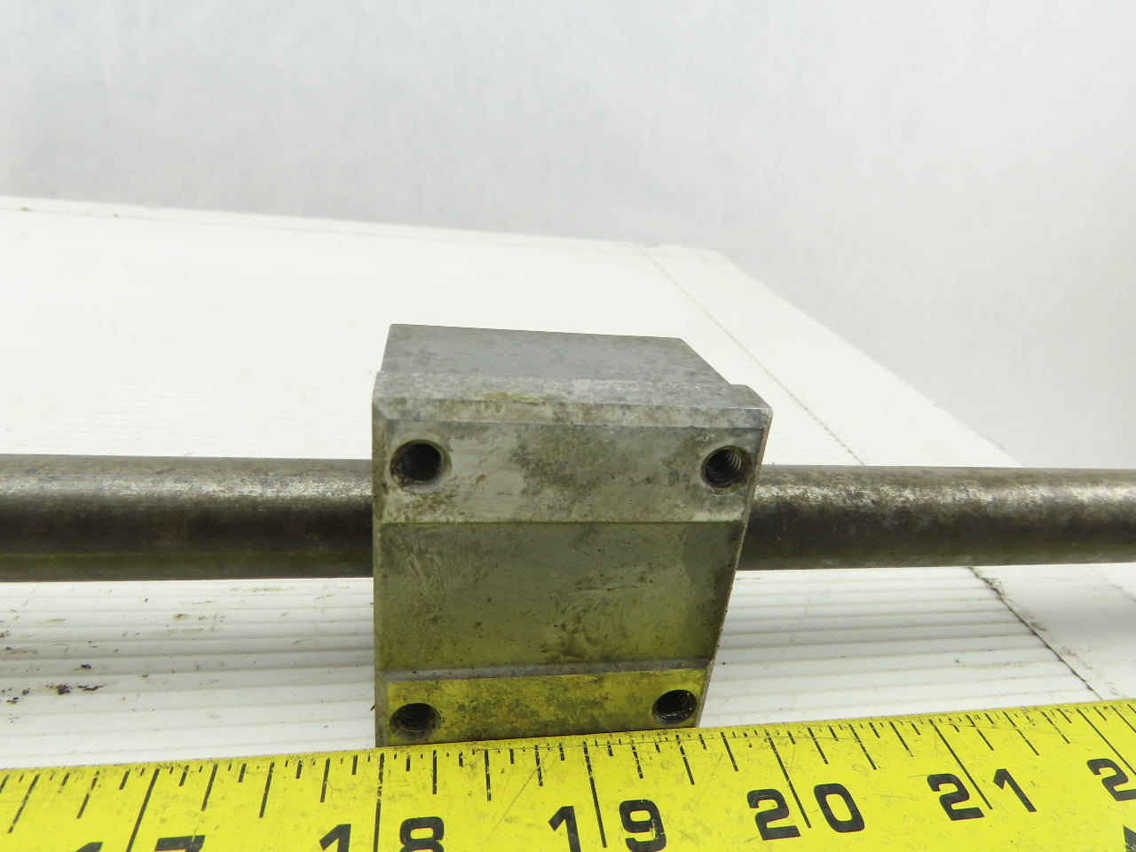 THK 36-1/2" x 16MM Linear Rod With 2 SK16 End Plates 2 SC16 Linear Slide Bushing