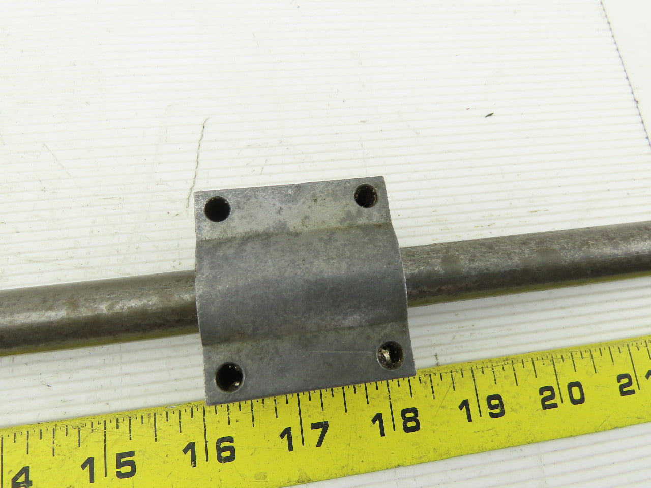 THK 36-1/2" x 16MM Linear Rod With 2 SK16 End Plates 2 SC16 Linear Slide Bushing