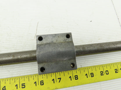 THK 36-1/2" x 16MM Linear Rod With 2 SK16 End Plates 2 SC16 Linear Slide Bushing