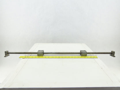 THK 36-1/2" x 16MM Linear Rod With 2 SK16 End Plates 2 SC16 Linear Slide Bushing
