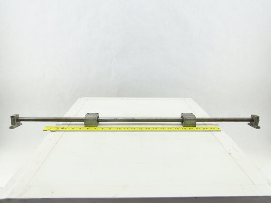 THK 36-1/2" x 16MM Linear Rod With 2 SK16 End Plates 2 SC16 Linear Slide Bushing