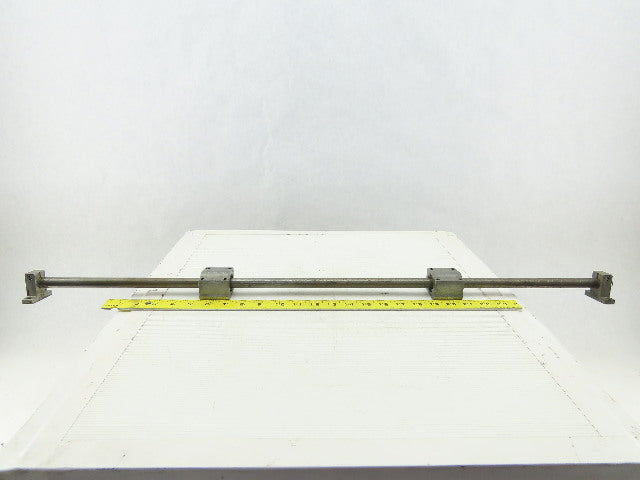 THK 36-1/2" x 16MM Linear Rod With 2 SK16 End Plates 2 SC16 Linear Slide Bushing