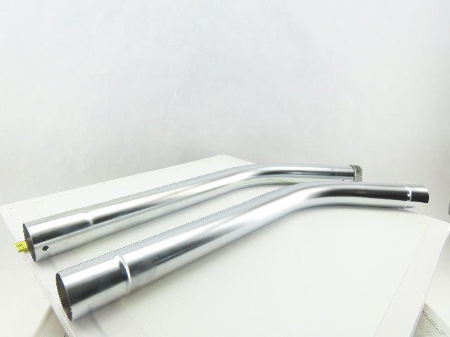 54" Wet Dry Shop Vac Atttachment 2" Diameter Slip FitMetal Tube Pipe 2 Piece Lot
