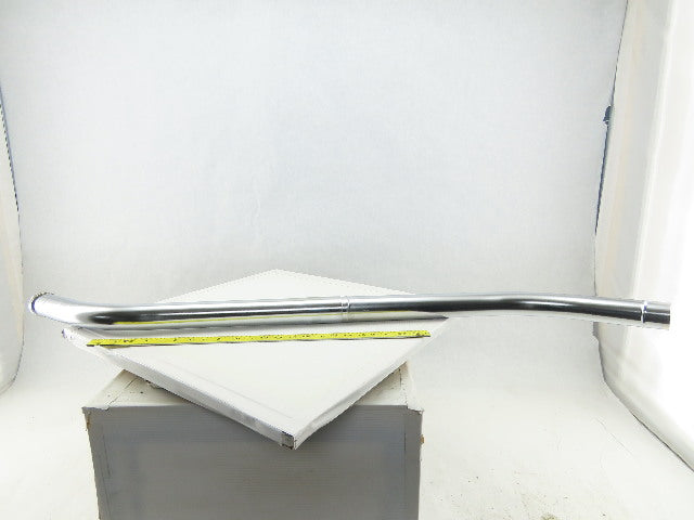 54" Wet Dry Shop Vac Atttachment 2" Diameter Slip FitMetal Tube Pipe 2 Piece Lot