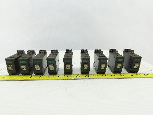 Idec NRC-111 7A-AA 1A 5A 7A 10A 250V 50/60Hz Circuit Breaker Mixed Lot Of 9