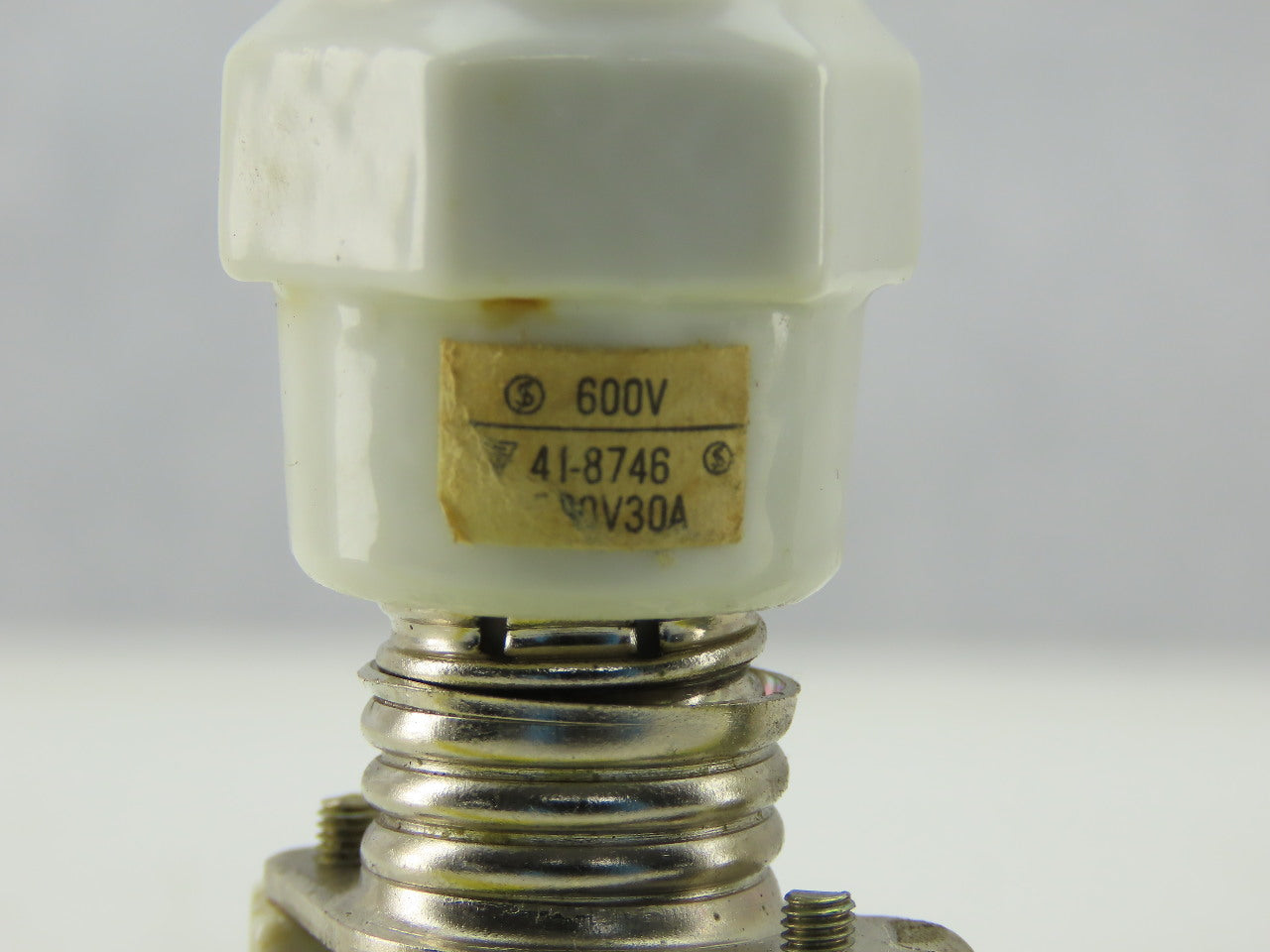 Fuji Electric AF30 600V 30A Ceramic Fuse Holder W/ 3A Fuses Lot Of 4