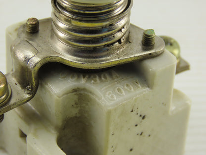 Fuji Electric AF30 600V 30A Ceramic Fuse Holder W/ 3A Fuses Lot Of 4