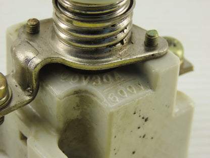 Fuji Electric AF30 600V 30A Ceramic Fuse Holder W/ 3A Fuses Lot Of 4