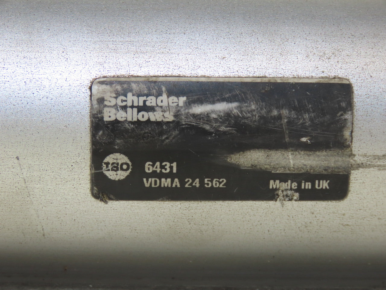 Schrader Bellows 80-2110B-0215 80mm Bore 215mm Stroke Pneumatic Air Cylinder
