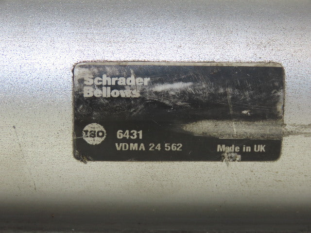 Schrader Bellows 80-2110B-0215 80mm Bore 215mm Stroke Pneumatic Air Cylinder