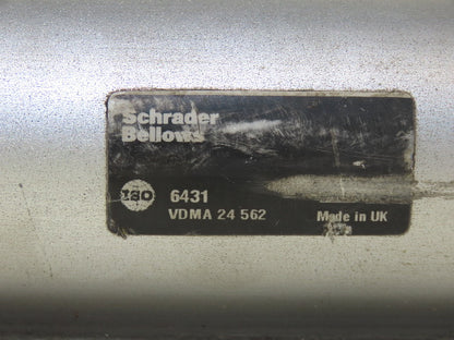 Schrader Bellows 80-2110B-0215 80mm Bore 215mm Stroke Pneumatic Air Cylinder