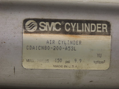 SMC CDA1CN80-200-A53L 80mm Bore 200mm Stroke Pneumatic