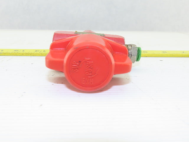 CKD HSVA-03-3X1 3/8" NPT 0-140 PSI Pneumatic Shut Off Valve Quick Exhaust