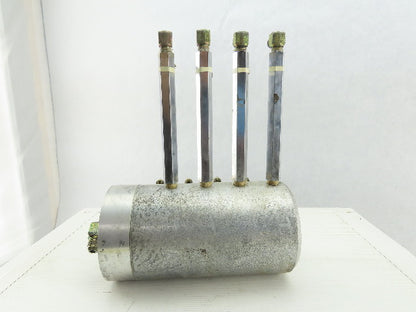 Kitako MT4-170 Hydraulic Spindle Motor 9 Port 60mm Bore From CNC Lathe