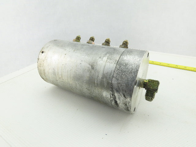 Kitako MT4-170 Hydraulic Spindle Motor 9 Port 60mm Bore From CNC Lathe