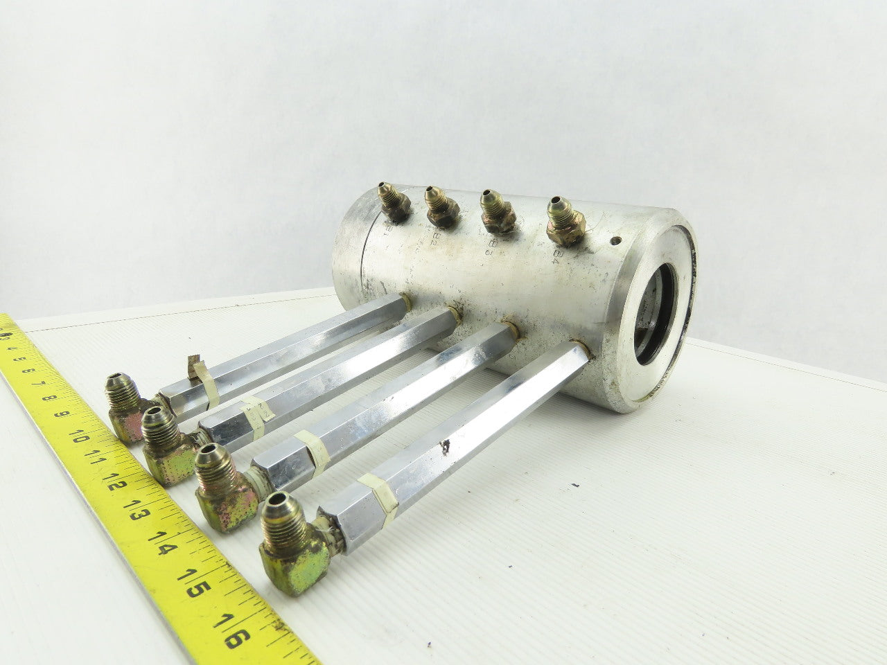 Kitako MT4-170 Hydraulic Spindle Motor 9 Port 60mm Bore From CNC Lathe