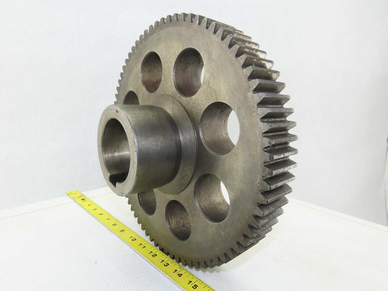 303mm OD 74T 13mm Pitch 45mm Wide 70mm Bore External Tooth Spur Gear