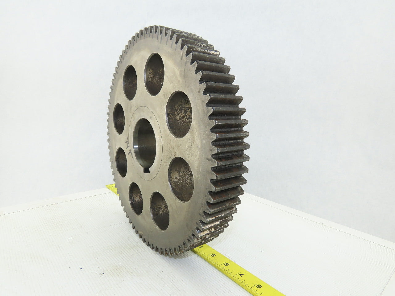 303mm OD 74T 13mm Pitch 45mm Wide 70mm Bore External Tooth Spur Gear