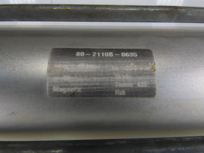 Schrader Bellows Stainless Steel Shaft 80MM Bore 635MM Stroke Pneumatic Cylinder
