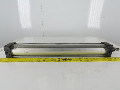 Schrader Bellows Stainless Steel Shaft 80MM Bore 635MM Stroke Pneumatic Cylinder