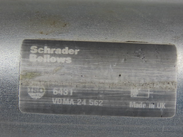 Schrader Bellows Stainless Steel Shaft 80MM Bore 635MM Stroke Pneumatic Cylinder