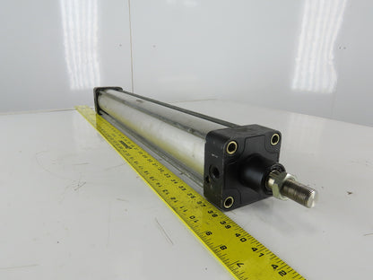 Schrader Bellows Stainless Steel Shaft 80MM Bore 635MM Stroke Pneumatic Cylinder