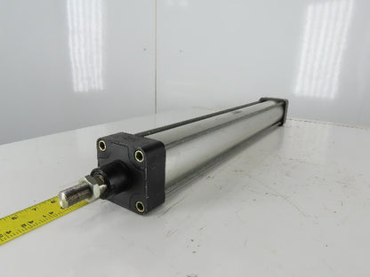 Schrader Bellows Stainless Steel Shaft 80MM Bore 635MM Stroke Pneumatic Cylinder