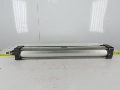 Schrader Bellows Stainless Steel Shaft 80MM Bore 635MM Stroke Pneumatic Cylinder