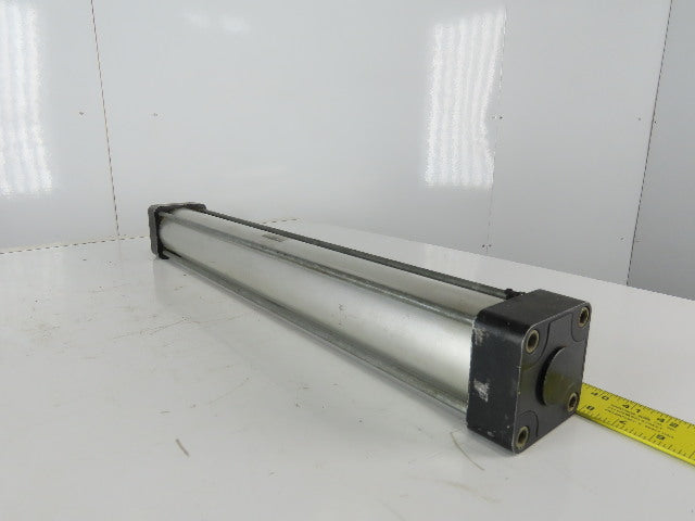 Schrader Bellows Stainless Steel Shaft 80MM Bore 635MM Stroke Pneumatic Cylinder