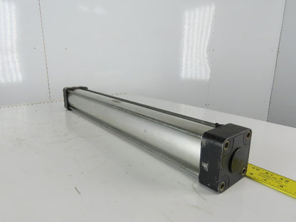 Schrader Bellows Stainless Steel Shaft 80MM Bore 635MM Stroke Pneumatic Cylinder