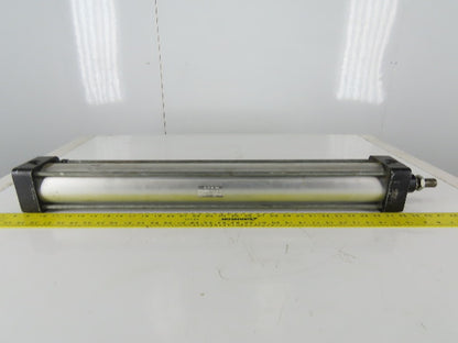 Schrader Bellows Stainless Steel Shaft 80MM Bore 635MM Stroke Pneumatic Cylinder