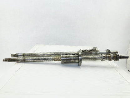 Kitako 28mm x  700mm Ball Screw Assembly  From CNC Lathe Lot Of 2