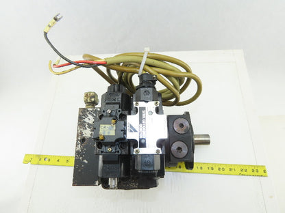 Daikin EDM 174A-1R2-3-10-052 Hydraulic Motor W/ Valves 1" Shaft 100V