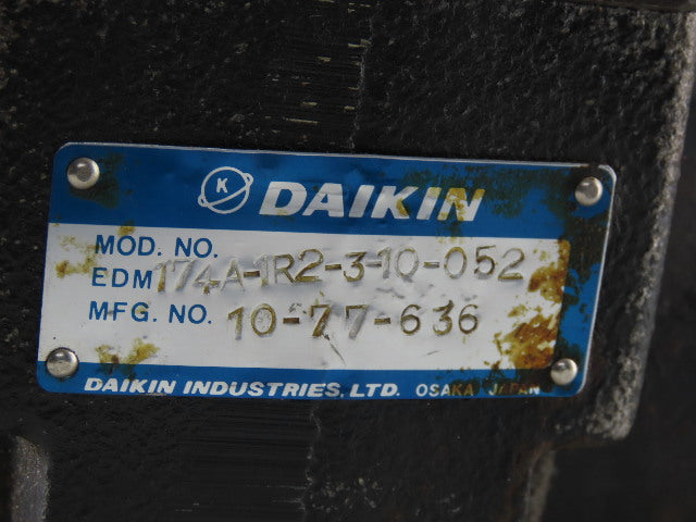 Daikin EDM 174A-1R2-3-10-052 Hydraulic Motor W/ Valves 1" Shaft 100V
