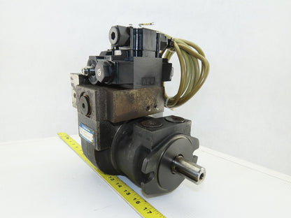 Daikin EDM 174A-1R2-3-10-052 Hydraulic Motor W/ Valves 1" Shaft 100V