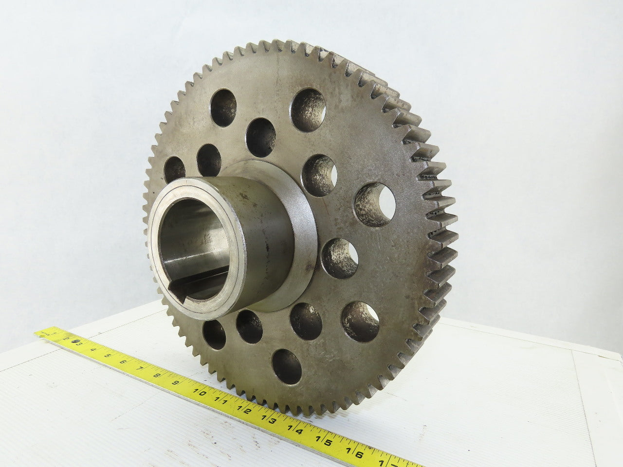 303mm OD 74T 13mm Pitch 45mm Wide 70mm Bore External Tooth Spur Gear