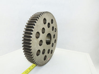 303mm OD 74T 13mm Pitch 45mm Wide 70mm Bore External Tooth Spur Gear