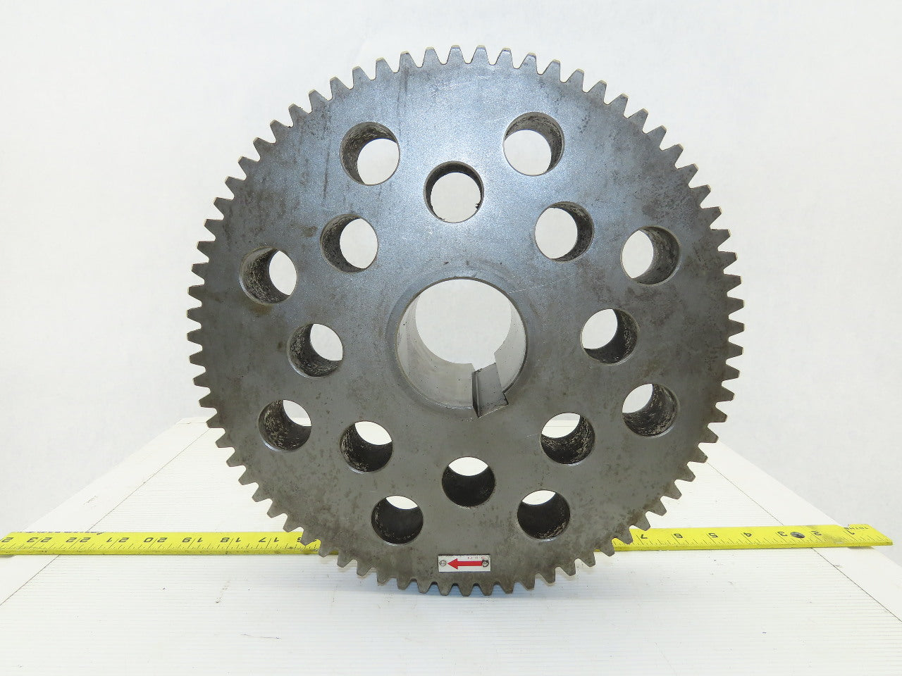 303mm OD 74T 13mm Pitch 45mm Wide 70mm Bore External Tooth Spur Gear