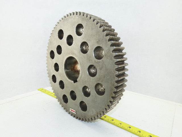 303mm OD 74T 13mm Pitch 45mm Wide 70mm Bore External Tooth Spur Gear