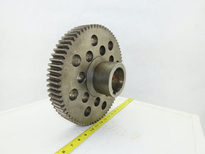 303mm OD 74T 13mm Pitch 45mm Wide 70mm Bore External Tooth Spur Gear