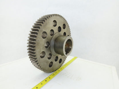 303mm OD 74T 13mm Pitch 45mm Wide 70mm Bore External Tooth Spur Gear