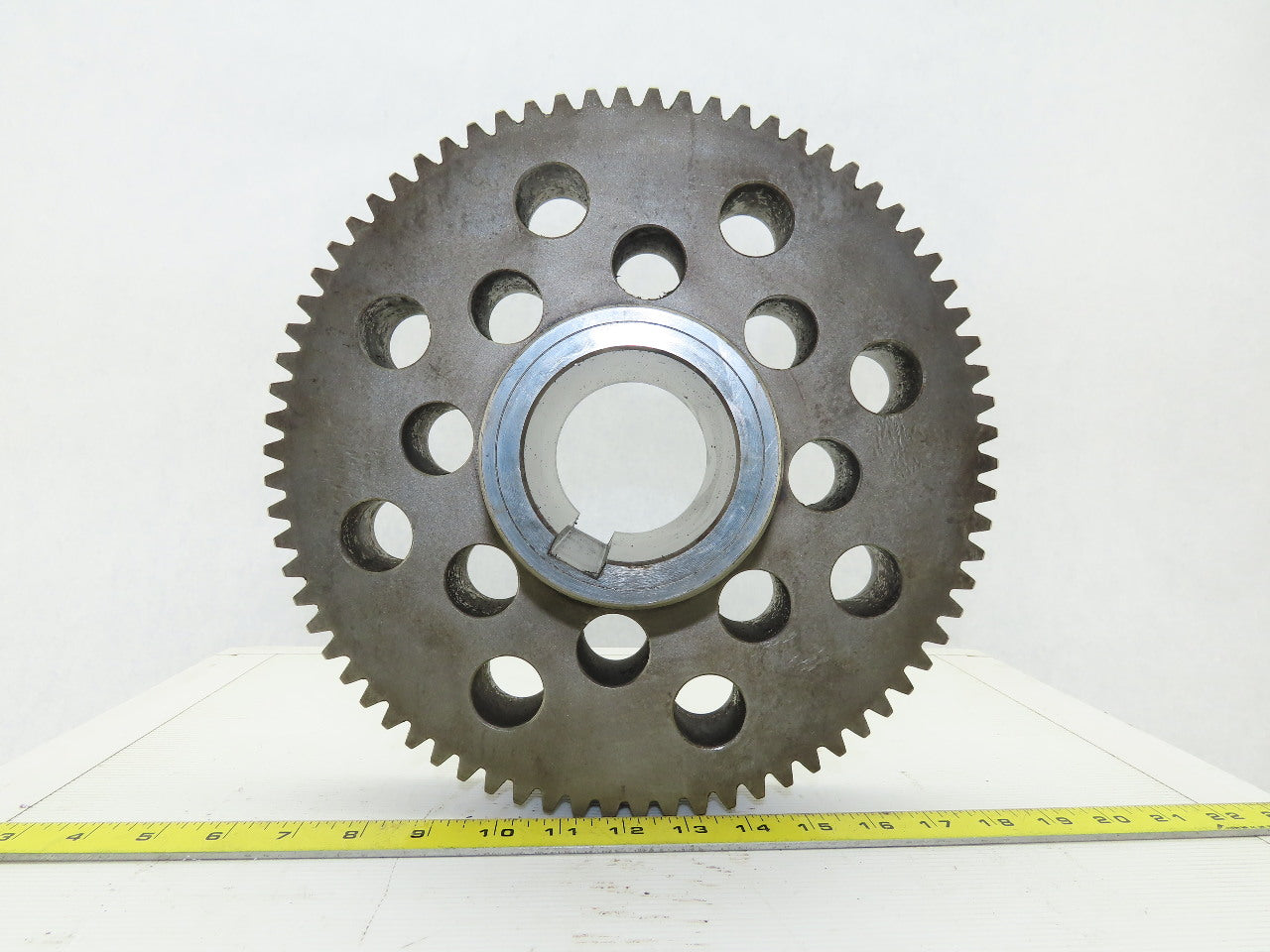 303mm OD 74T 13mm Pitch 45mm Wide 70mm Bore External Tooth Spur Gear