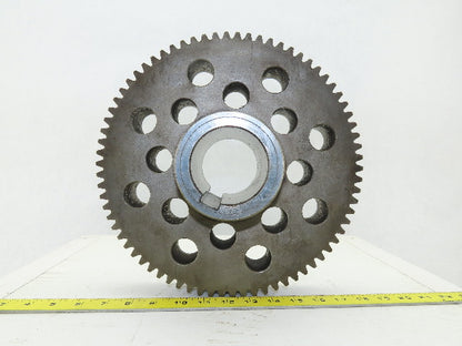 303mm OD 74T 13mm Pitch 45mm Wide 70mm Bore External Tooth Spur Gear