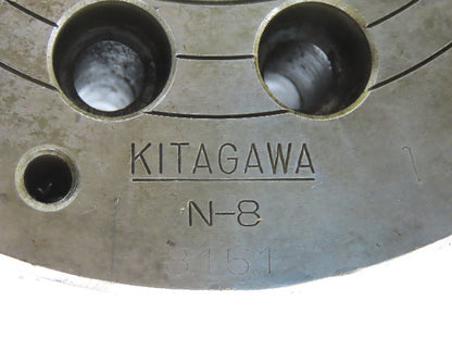 Kitagawa N-8 8"  3 Jaw Power Lathe Chuck 4760 RPM