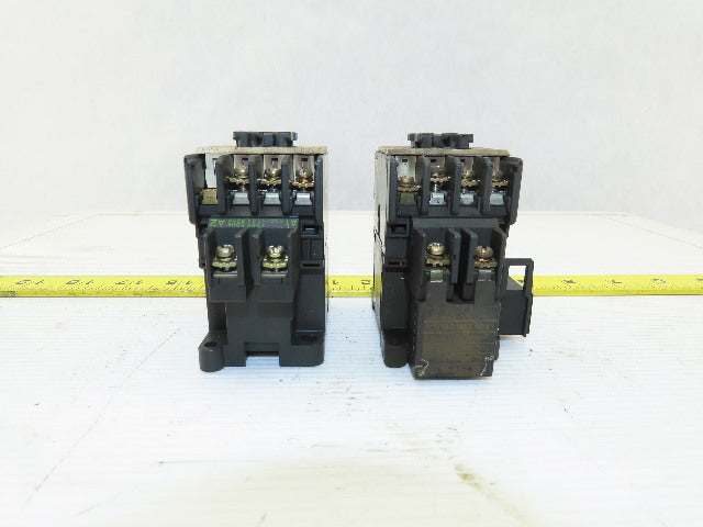 Fuji SC-0 600V 3Ph 5Hp Magnetic Contactor Lot Of 2