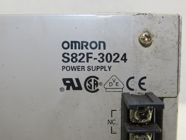 Omron S82F-3024 100-120 200-240V Input 24VDC Output Power Supply